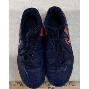 Nike Force 9 Youth Cleat Shoes Size 1Y Blue